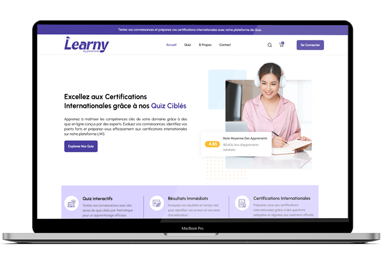 Learny - Platforme de Quiz